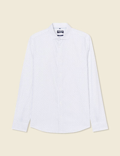 Chemise éco-responsable blanc homme