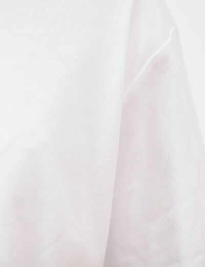 T-shirt manches courtes blanc homme