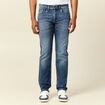 Jeans straight homme denim stone homme