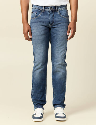 Jeans straight homme denim stone homme