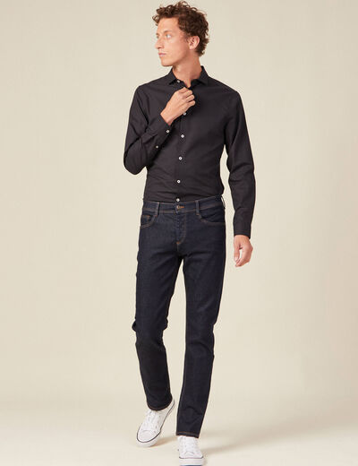 Chemise éco-responsable noir homme