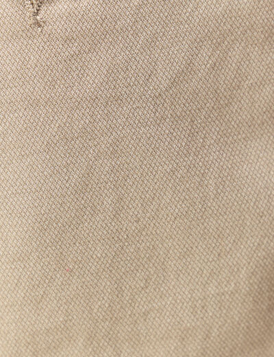 Bermuda droit chino ceinture sable homme