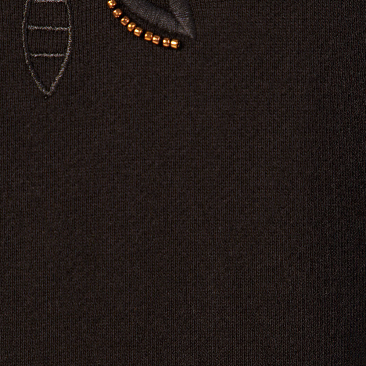 Sweat manches longues noir femme