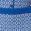 Jupe droite tricotée bleu femme