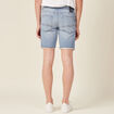 Bermuda éco-responsable denim bleach homme