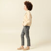 Trench oversize court col tailleur beige femme