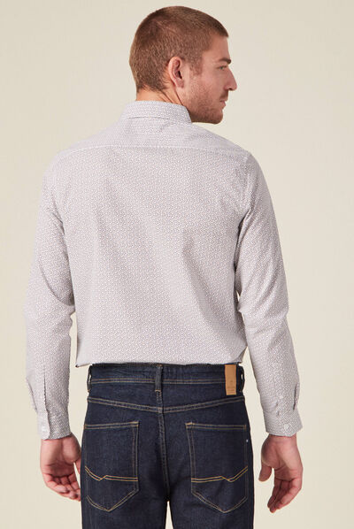 Chemise éco-responsable blanc homme