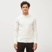 Pull manches longues ecru homme
