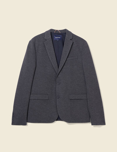 Veste esprit blazer droite gris homme