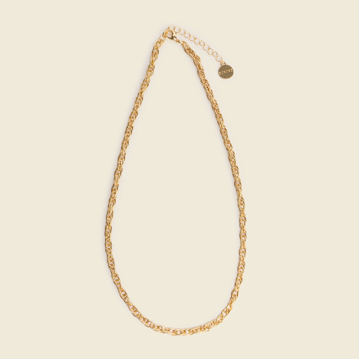 Collier couleur or femme