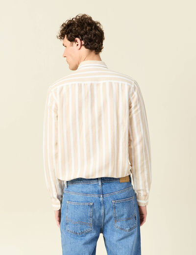 Chemise éco-responsable sable homme