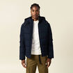 Doudoune capuche amovible bleu marine homme