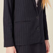 Veste blazer éco-responsable bleu femme