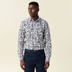 Chemise manches longues blanc homme