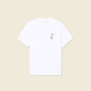T-shirt manches courtes blanc homme