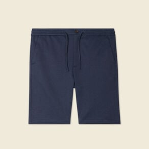 bermuda droit elastique bleu fonce homme Bermuda droit élastiqué bleu foncé homme