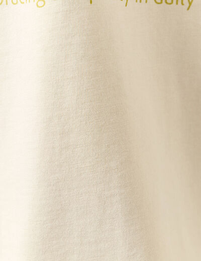 T-shirt manches courtes sable homme