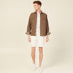 Short éco-responsable ecru homme