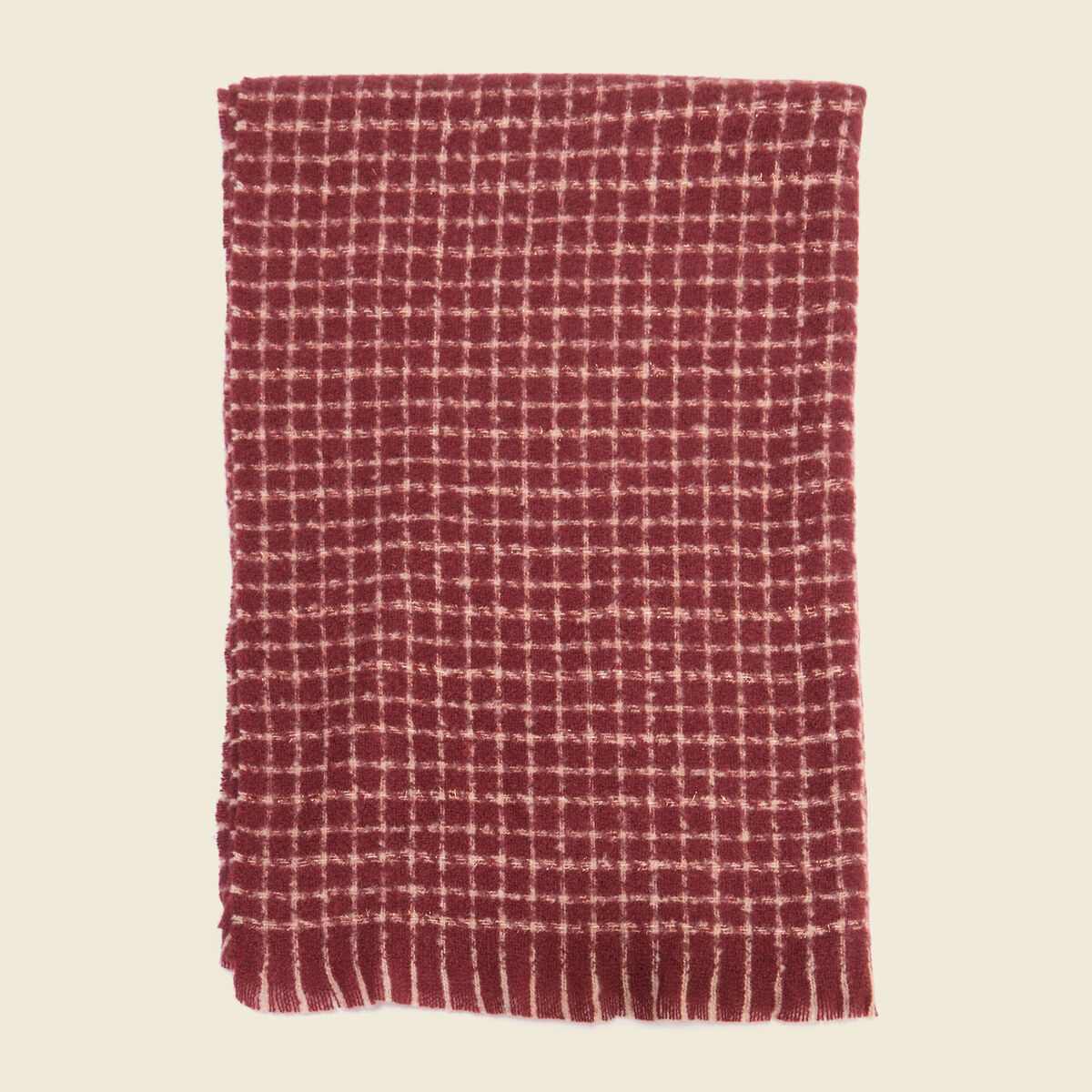 &Eacute;charpe rouge fonc&eacute; femme