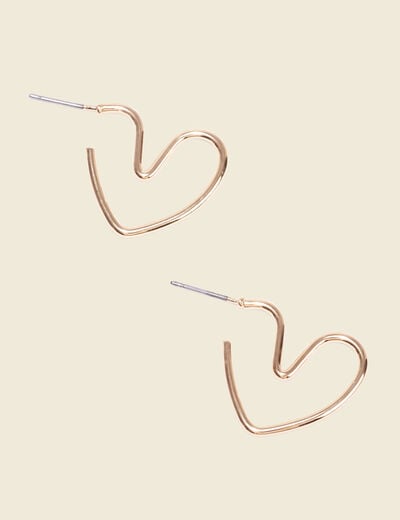 Boucles d'oreilles créoles couleur or femme