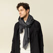 Foulard noir homme