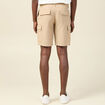 Bermuda cargo à coulisse beige homme