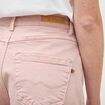 Short mom taille haute rose clair femme