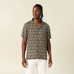 Chemise manches courtes beige homme