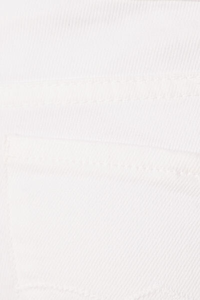 Jeans Vanessa - slim taille basse 7/8ème denim blanc femme