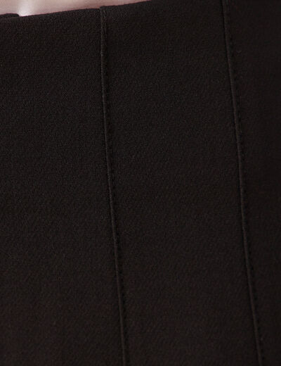 Pantalon cigarette noir femme