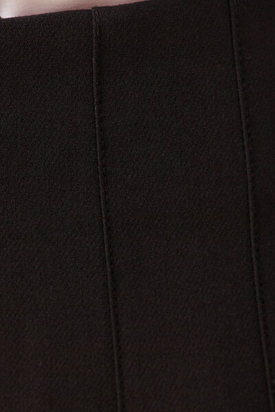 Pantalon cigarette noir femme