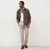 Pantalon chino avec ceinture beige homme