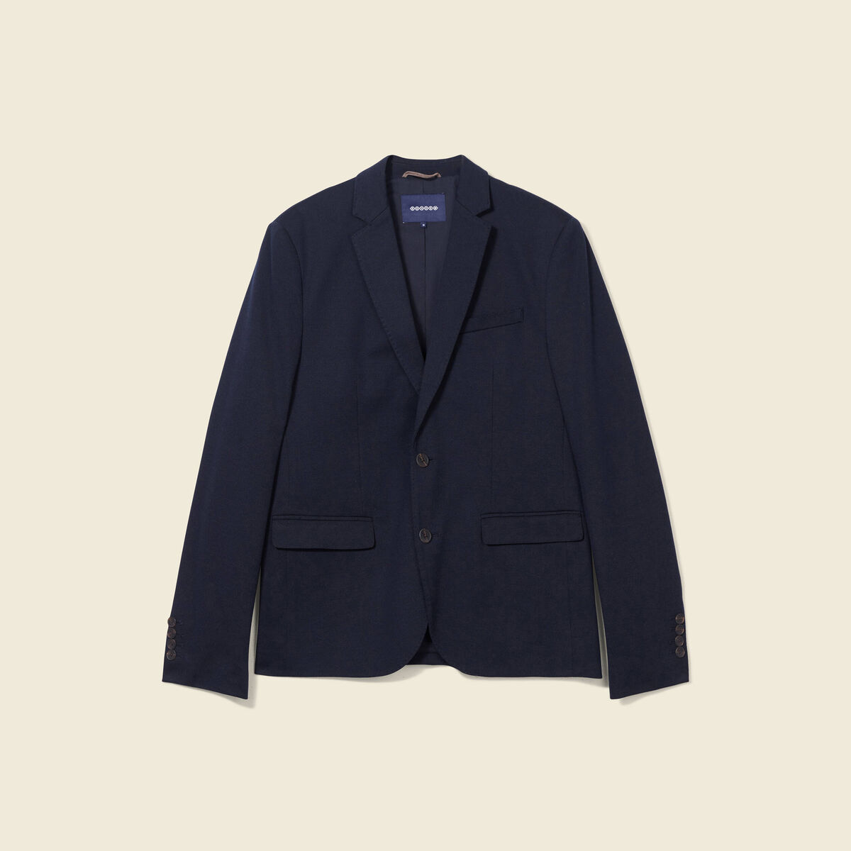 Veste esprit blazer droite bleu marine homme