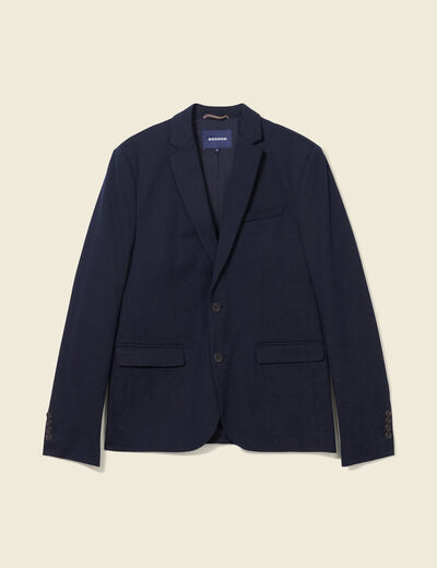 Veste esprit blazer droite bleu marine homme
