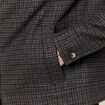 Veste oversize courte col classique gris fonc&eacute; homme