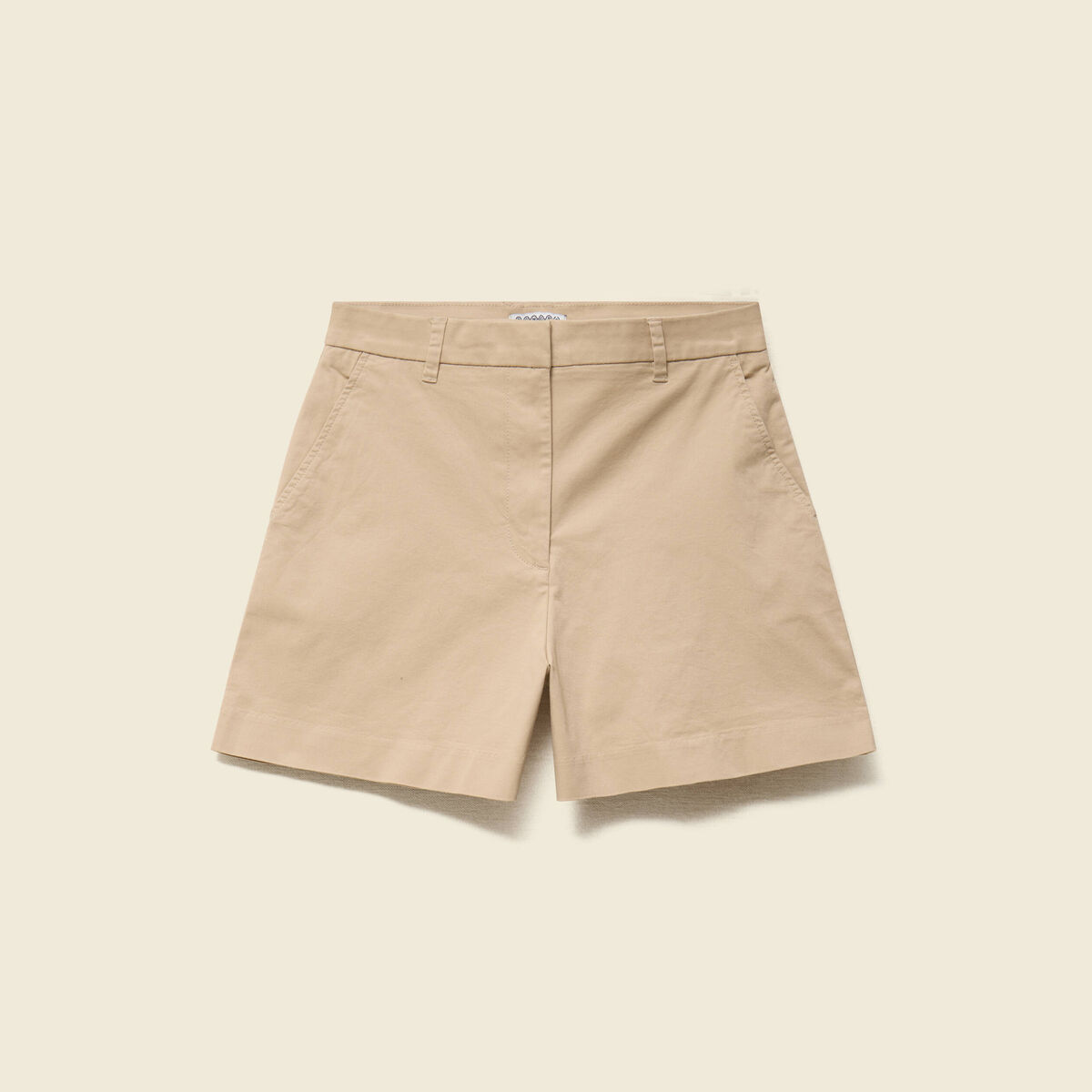 Short taille standard marron clair femme