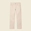 Jeans regular 5 poches denim beige homme