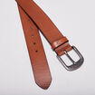 Ceinture en cuir marron homme