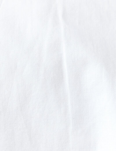 Chemise manches longues blanc homme