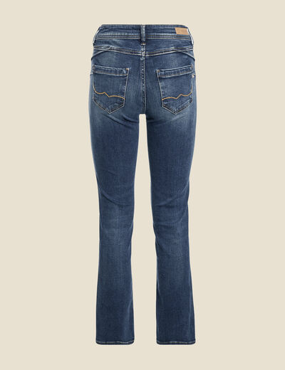 Jeans regular 7/8ème denim stone femme