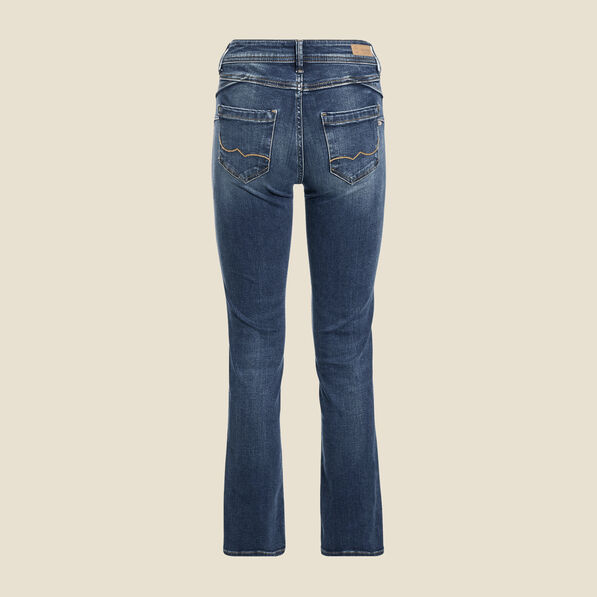 Jeans regular 7/8ème denim stone femme