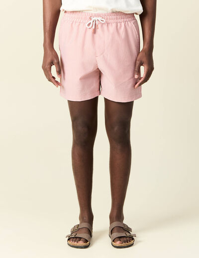 Short de bain vieux rose homme