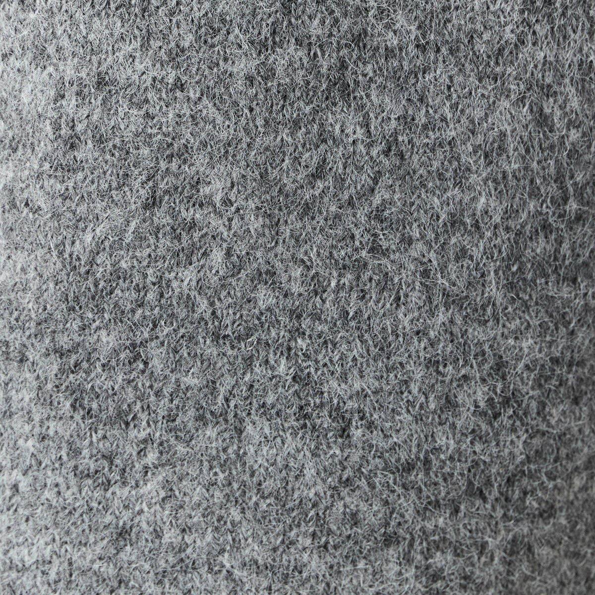 Robe pull droite avec boutons gris clair femme
