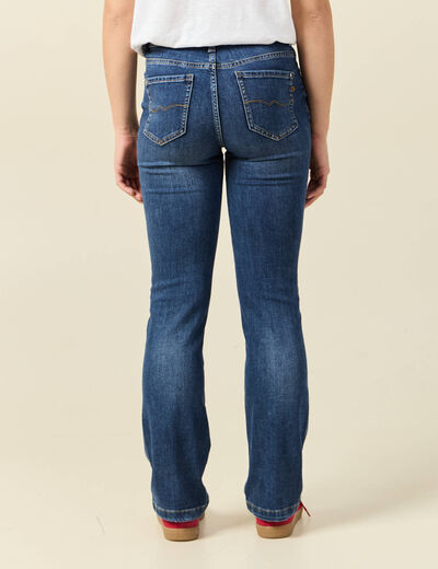 Jeans bootcut denim stone femme