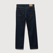 Jeans straight longueur 32 en coton denim brut rinse homme