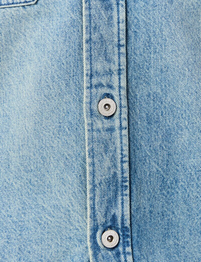 Surchemise en jean denim dirty homme