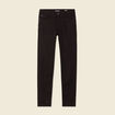 Jeans skinny push up 7/8ème denim noir femme