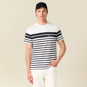 T-shirt éco-responsable ecru homme