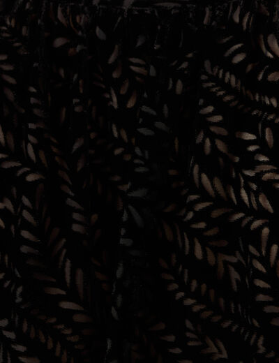 Chemise manches longues noir femme