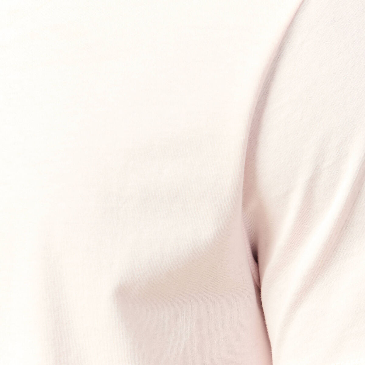 T-shirt en coton manches courtes rose clair homme